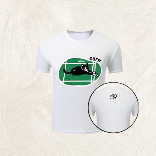 Meowt of Bounds Series Ftness Shirt