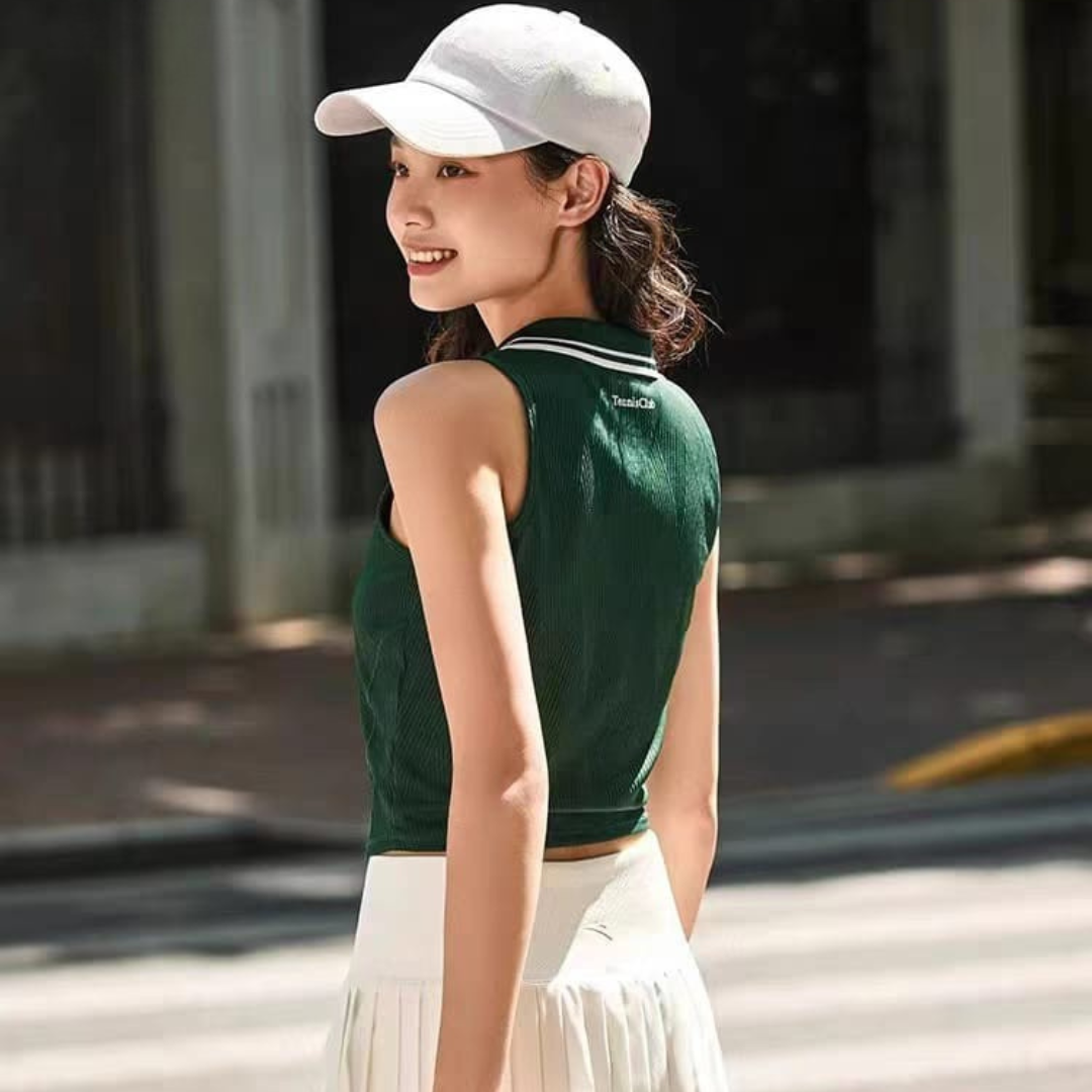 SleekFit Ice Silk Tennis Vest