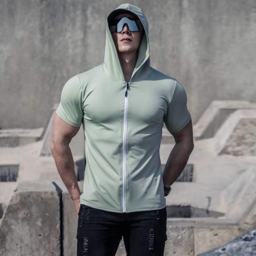 Tech-Fit Hooded Zip Tee
