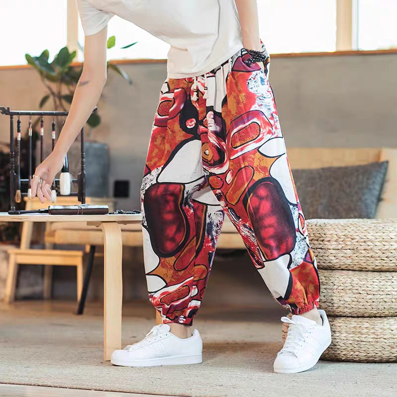 Boho Street Art Jogger Pants